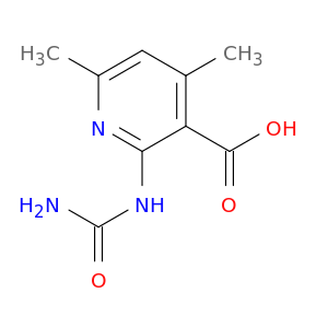 3-Pyridinecarboxylicacid, 2-[(aminocarbonyl)amino]-4,6-dimethyl-