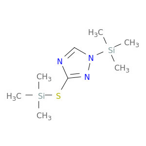 1H-1,2,4-Triazole, 1-(trimethylsilyl)-3-[(trimethylsilyl)thio]-