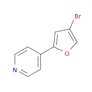 Pyridine, 4-(4-bromo-2-furanyl)-