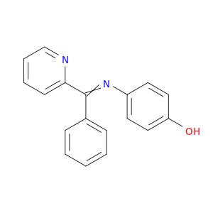 Phenol, 4-[(phenyl-2-pyridinylmethylene)amino]-