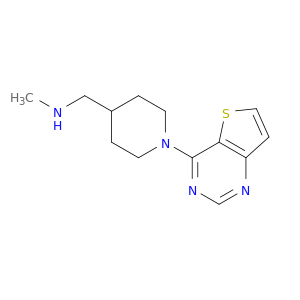 N-METHYL-(1-THIENO[3,2-D]PYRIMIDIN-4-YLPIPERID-4-YL)METHYLAMINE