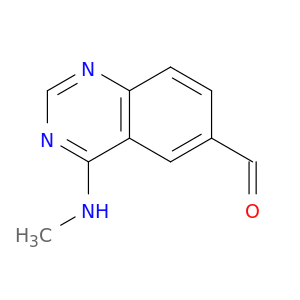 6-Quinazolinecarboxaldehyde, 4-(methylamino)-