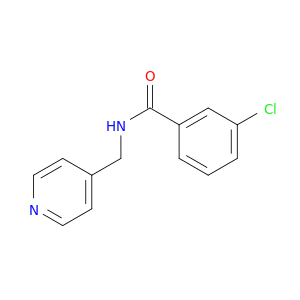 3-氯-N-(4-吡啶基甲基)苯甲酰胺