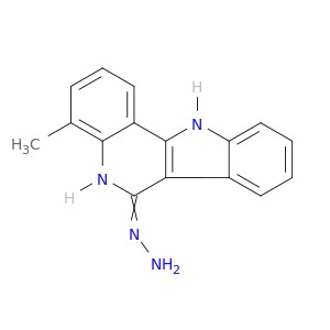 6H-Indolo[3,2-c]quinolin-6-one, 5,11-dihydro-4-methyl-, hydrazone