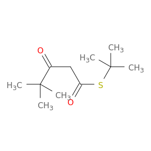 Pentanethioic acid, 4,4-dimethyl-3-oxo-, S-(1,1-dimethylethyl) ester