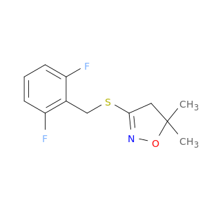 Isoxazole, 3-[[(2,6-difluorophenyl)methyl]thio]-4,5-dihydro-5,5-dimethyl-