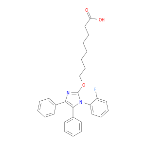 Octanoic acid, 8-[[1-(2-fluorophenyl)-4,5-diphenyl-1H-imidazol-2-yl]oxy]-