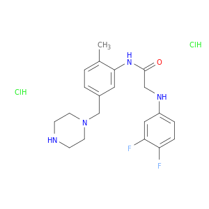 2-[(3,4-DIFLUOROPHENYL)AMINO]-N-[2-METHYL-5-(PIPERAZIN-1-YLMETHYL)PHENYL]ACETAMIDE