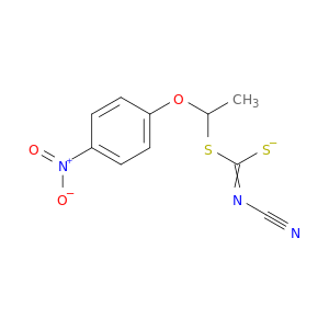 Carbonimidodithioicacid, cyano-, methyl (4-nitrophenoxy)methyl ester (9CI)