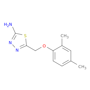 5-((2,4-Dimethylphenoxy)methyl)-1,3,4-thiadiazol-2-amine