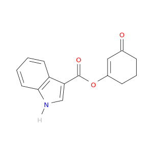 1H-Indole-3-carboxylic acid, 3-oxo-1-cyclohexen-1-yl ester