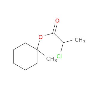 Propanoic acid, 2-chloro-, 1-methylcyclohexyl ester
