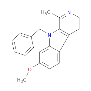 7-甲氧基-1-甲基-9-(苯甲基)-9H-吡啶[3,4-B]吲哚