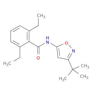 Benzamide, N-[3-(1,1-dimethylethyl)-5-isoxazolyl]-2,6-diethyl-