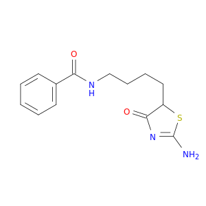Benzamide, N-[4-(2-amino-4,5-dihydro-4-oxo-5-thiazolyl)butyl]-