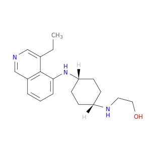 Ethanol, 2-[[cis-4-[(4-ethyl-5-isoquinolinyl)amino]cyclohexyl]amino]-