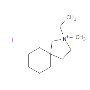 2-Azoniaspiro[4.5]decane, 2-ethyl-2-methyl-, iodide