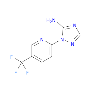 1-[5-(trifluoromethyl)pyridin-2-yl]-1H-1,2,4-triazol-5-amine
