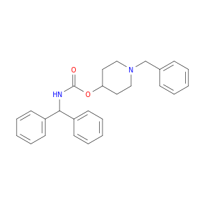 Carbamic acid, (diphenylmethyl)-, 1-(phenylmethyl)-4-piperidinyl ester