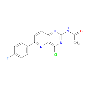 Acetamide, N-[4-chloro-6-(4-fluorophenyl)pyrido[3,2-d]pyrimidin-2-yl]-