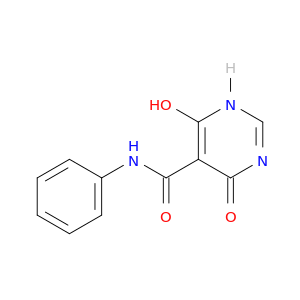 5-Pyrimidinecarboxamide, 1,4-dihydro-6-hydroxy-4-oxo-N-phenyl-