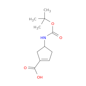 4-((叔丁氧基羰基)氨基)环戊-1-烯-1-羧酸