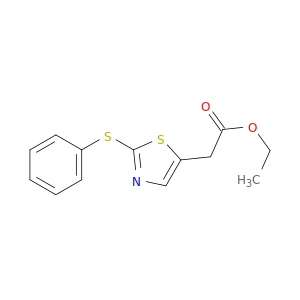 5-Thiazoleacetic acid, 2-(phenylthio)-, ethyl ester