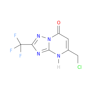 5-(Chloromethyl)-2-(trifluoromethyl)-[1,2,4]triazolo[1,5-a]pyrimidin-7(4H)-one