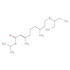 2-Nonenoic acid, 9-(1-ethylpropoxy)-3,7-dimethyl-, 1-methylethyl ester