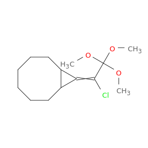 Bicyclo[6.1.0]nonane, 9-(1-chloro-2,2,2-trimethoxyethylidene)-