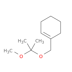 Cyclohexene, 1-[(1-methoxy-1-methylethoxy)methyl]-