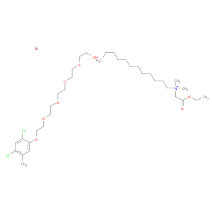 2-[2-[2-[2-[2-(2,4-dichloro-5-methyl-phenoxy)ethoxy]ethoxy]ethoxy]ethoxy]ethanol; dodecyl-(ethoxycarbonylmethyl)-dimethyl-azanium; bromide