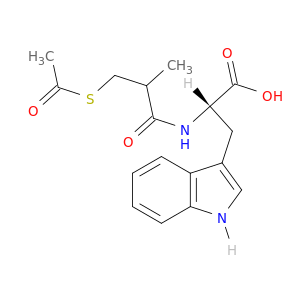 L-Tryptophan, N-[3-(acetylthio)-2-methyl-1-oxopropyl]-