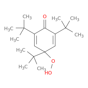 2,5-Cyclohexadien-1-one, 2,4,6-tris(1,1-dimethylethyl)-4-hydroperoxy-