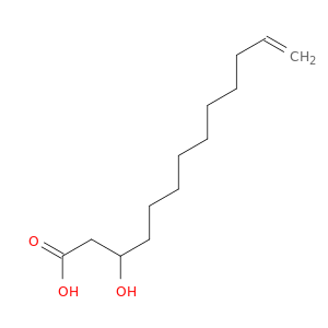 12-Tridecenoic acid, 3-hydroxy-