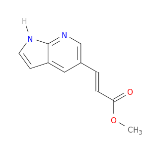 3-(1H-Pyrrolo[2,3-b]pyridin-5-yl)-acrylic acidmethyl ester