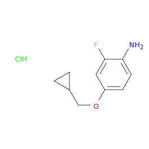 苯甲胺,4-(环丙基甲氧基)-2-氟-,盐酸盐(1：1)