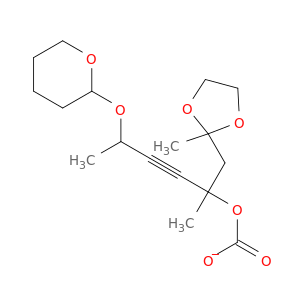 Carbonic acid, methyl1-methyl-1-[(2-methyl-1,3-dioxolan-2-yl)methyl]-4-[(tetrahydro-2H-pyran-2-yl)oxy]-2-butynyl ester