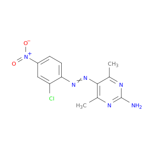 2-Pyrimidinamine,5-[2-(2-chloro-4-nitrophenyl)diazenyl]-4,6-dimethyl-