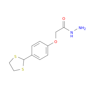 Acetic acid,2-[4-(1,3-dithiolan-2-yl)phenoxy]-, hydrazide