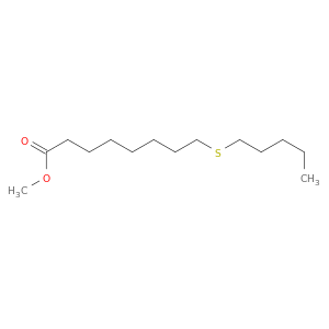Octanoic acid, 8-(pentylthio)-, methyl ester