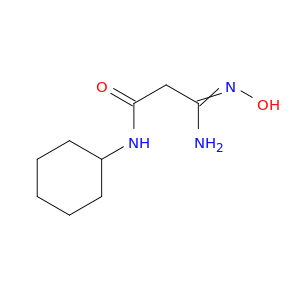 N-cyclohexyl-2-(N'-hydroxycarbamimidoyl)acetamide