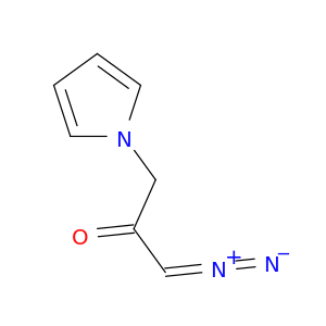 2-Propanone, 1-diazo-3-(1H-pyrrol-1-yl)-