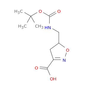 5-({[(Tert-butoxy)carbonyl]amino}methyl)-4,5-dihydro-1,2-oxazole-3-carboxylic Acid