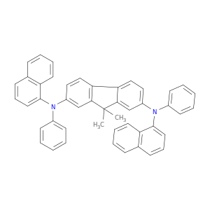2,7-双[<I>N</I>-(1-萘基)苯氨基]-9,9-二甲基芴