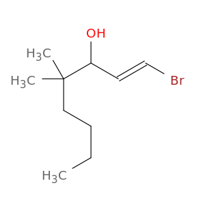 1-Octen-3-ol, 1-bromo-4,4-dimethyl-, (E)-