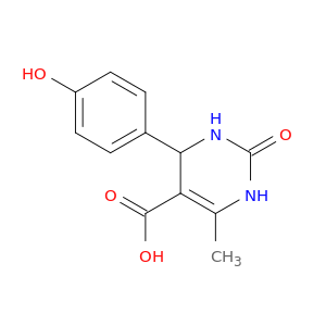 5-Pyrimidinecarboxylicacid, 1,2,3,4-tetrahydro-4-(4-hydroxyphenyl)-6-methyl-2-oxo-