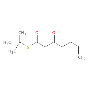 6-Heptenethioic acid, 3-oxo-, S-(1,1-dimethylethyl) ester