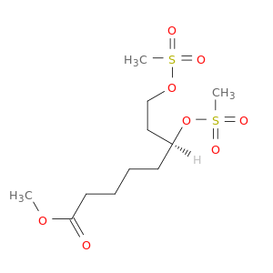 Octanoic acid, 6,8-bis[(methylsulfonyl)oxy]-, methyl ester, (6S)-
