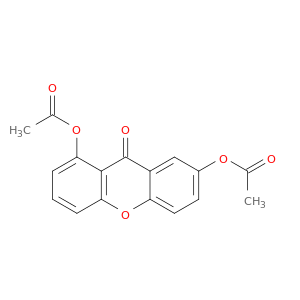 9H-Xanthen-9-one, 1,7-bis(acetyloxy)-
